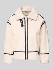 Regular fit jack van imitatiebont, model 'Angel' van Redefined Rebel - 4