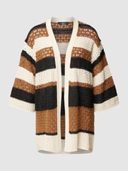 Cardigan met streepmotief, model 'Angolo' van Weekend Max Mara Wit - 10