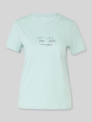 krój regular fit t-shirt z nadrukiem z logo od Tom Tailor - 7