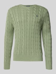 Sweter z dzianiny z wyhaftowanym logo od Polo Ralph Lauren - 26