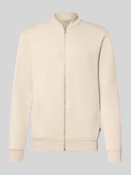 Regular fit sweatjack van katoenmix model 'CERES' van ONLY & SONS Beige - 37