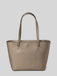 Shopper mit Logo-Applikation Modell 'KARLY' von Lauren Ralph Lauren Grau - 46