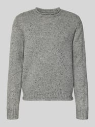 Sweter z dzianiny z okrągłym dekoltem model ‘Donegal Jumper’ od Superdry - 12