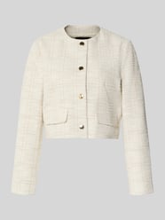 Krój boxy fit krótki blezer z domieszką bawełny od s.Oliver BLACK LABEL - 25