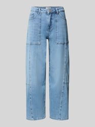 straight fit jeans-culotte van katoenmix model 'Lolah' van OPUS - 34
