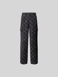 Relaxed Fit Cargohose mit Leinen-Anteil von DAILY PAPER Schwarz - 22