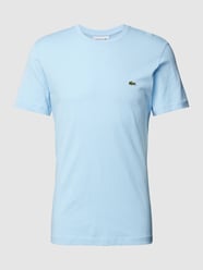 T-Shirt mit Logo-Patch von Lacoste Blau - 43