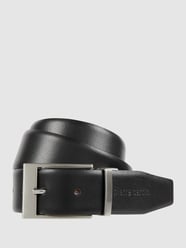 Leren ceintuur met doornsluiting  van Pierre Cardin Bruin - 42