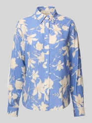 Regular Fit Bluse aus Leinen-Viskose-Mix mit Knopfverschluss von Gant - 7