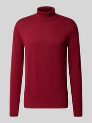 Regular Fit Strickpullover aus Baumwoll-Woll-Mix mit Rollkragen von Christian Berg Men - 46