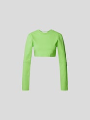 Cropped Longsleeve mit Schnürung von Jacquemus Grün - 24