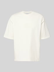 T-Shirt mit Label-Stitching und Rundhalsausschnitt von REVIEW - 32