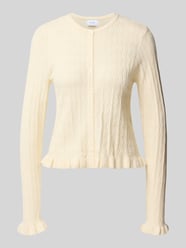 Slim fit cardigan van viscosemix model 'rayulka' van VILA Beige - 2