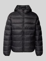 Steppjacke mit Label-Print von CHAMPION Schwarz - 4