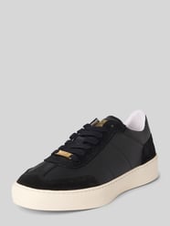 Sneakersy ze skóry z detalem z logo model 'Lyonell' od Steve Madden - 6