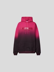 Oversized Hoodie mit Farbverlauf von VETEMENTS Pink - 21