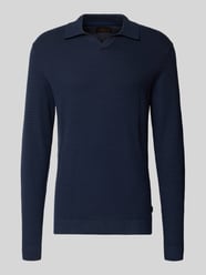 Regular Fit Poloshirt in Strick-Optik Modell 'Riley' von JACK & JONES Premium - 41