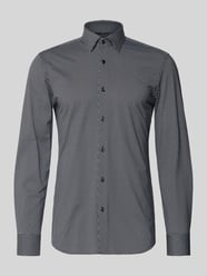 Slim Fit Freizeithemd mit Allover-Muster Modell 'HANK' von BOSS - 27