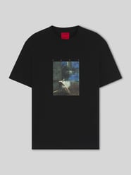 Regular fit T-shirt van puur katoen van HUGO - 13