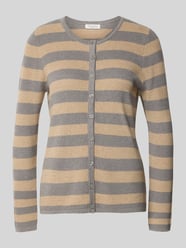 Kurtka z dzianiny z listwą guzikową od Christian Berg Woman - 6