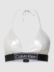 Top bikini z efektem błyszczącym od Calvin Klein Underwear - 38