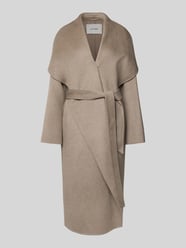 Wollmantel mit Bindegürtel Modell 'CARRIE ROSE' von Ivy Oak Beige - 1