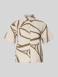 Blouse van viscosemix met knoopsluiting model 'PRISILLA' van VILA Beige - 36