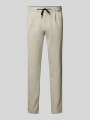 Tapered fit broek met bandplooien van CK Calvin Klein - 34