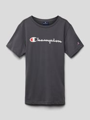 T-shirt met logoprint van CHAMPION Grijs - 35