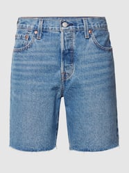 Bermudy z naszywką z logo i postrzępionymi brzegami od Levi's® Niebieski - 24