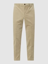 Slim fit chino van corduroy van s.Oliver BLACK LABEL Wit - 31