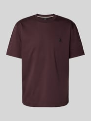 T-Shirt mit Label-Patch Modell 'Taut' von BOSS Bordeaux - 26