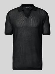 slim fit poloshirt met V-hals van Antony Morato - 14