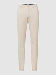 Slim fit broek met structuurmotief van Scotch & Soda Grijs / zwart - 14