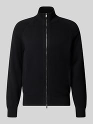 Regular Fit Strickjacke aus Baumwoll-Schurwoll-Mix Modell 'Fabiano' von BOSS - 35