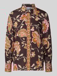 Regular fit overhemdblouse van pure viscose van Emily Van den Bergh - 30