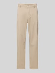 Tapered fit Chino met achterzakken van Casual Friday Beige - 8