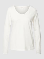Longsleeve met ronde hals van s.Oliver RED LABEL Wit - 21