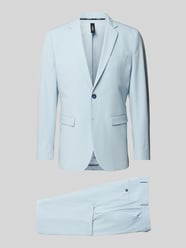 Slim Fit Anzug mit Pattentaschen Modell 'LIAM' von SELECTED HOMME Blau - 13