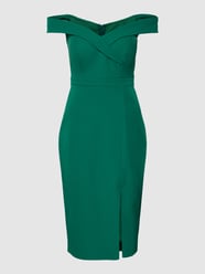Cocktailjurk met hartvormige hals van TROYDEN COLLECTION Blauw / turquoise - 19