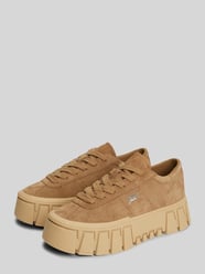 Sneaker aus Veloursleder mit Plateausohle von Tommy Jeans - 33
