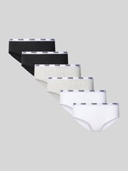Hipster mit elastischem Label-Bund im 6er-Pack von Puma - 2