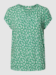 Blusenshirt mit elastischem Bund von Tom Tailor Grün - 2