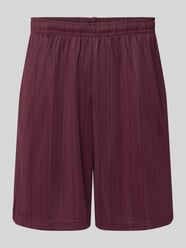 Shorts mit elastischem Bund Modell 'Insignia Shadow' von Karl Kani Bordeaux - 2