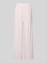Spodnie materiałowe z plisami model ‘ELLIE’ od Selected Femme Różowy - 45