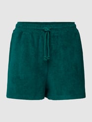 Sweatshorts aus Frottee von Marc O'Polo Denim Grün - 29