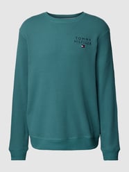 Sweatshirt mit fein strukturiertem Design von Tommy Hilfiger Türkis - 31