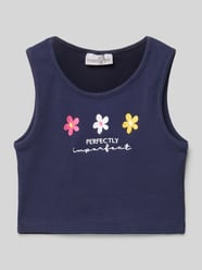 Tanktop mit Motiv-Stitchings von Happy Girls - 34