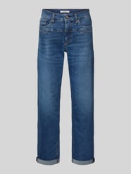 Slim Fit Jeans mit verkürztem Schnitt Modell 'PEARLIE' von Cambio Blau - 13