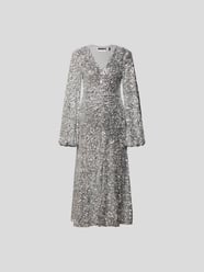 Maxikleid mit Paillettenbesatz von ROTATE BIRGER CHRISTENSEN Silber - 39
